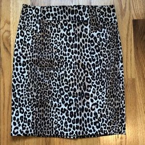 Michael Kors leopard skirt size small brand new